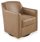 Bradney Swivel Accent Chair (Color: Tumbleweed)
