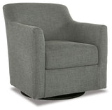 Bradney Swivel Accent Chair (Color: Smoke)