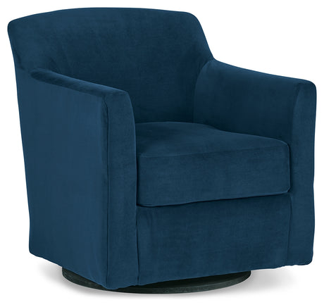 Bradney Swivel Accent Chair (Color: Ink)