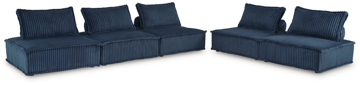 Bales 5-Piece Modular Seating (Color: Navy)