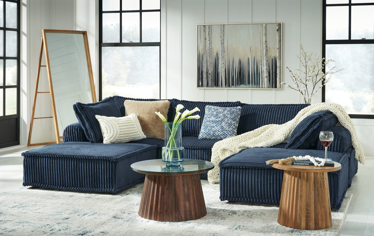 Bales 5-Piece Modular Seating (Color: Navy)