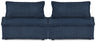 Bales 2-Piece Modular Seating (Color: Navy)