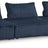 Bales 3-Piece Modular Seating (Color: Navy)