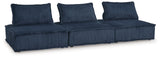 Bales 3-Piece Modular Seating (Color: Navy)