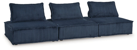 Bales 3-Piece Modular Seating (Color: Navy)