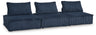 Bales 3-Piece Modular Seating (Color: Navy)