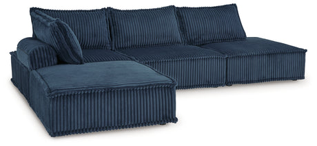 Bales 4-Piece Modular Seating (Color: Navy)