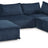 Bales 5-Piece Modular Seating (Color: Navy)