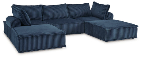 Bales 5-Piece Modular Seating (Color: Navy)