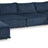 Bales 6-Piece Modular Seating (Color: Navy)