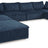 Bales 7-Piece Modular Seating (Color: Navy)