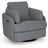 Alainmont Next-Gen Nuvella Swivel Power Recliner (Color: Salt and Pepper)