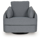 Alainmont Next-Gen Nuvella Swivel Power Recliner (Color: Salt and Pepper)