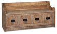 Garrettville Storage Bench