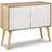 Orinfield Accent Cabinet (Color: Natural/White)