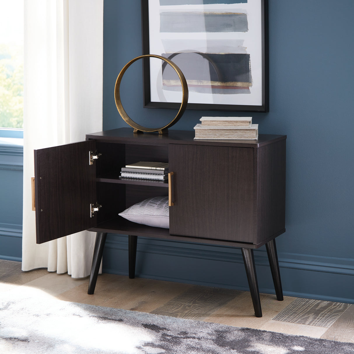 Orinfield Accent Cabinet (Variation Color: Dark Brown)