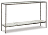 Ryandale Console Sofa Table (Variation Color: Antique Pewter Finish)