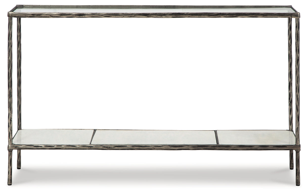 Ryandale Console Sofa Table (Variation Color: Antique Pewter Finish)