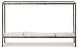 Ryandale Console Sofa Table (Variation Color: Antique Pewter Finish)