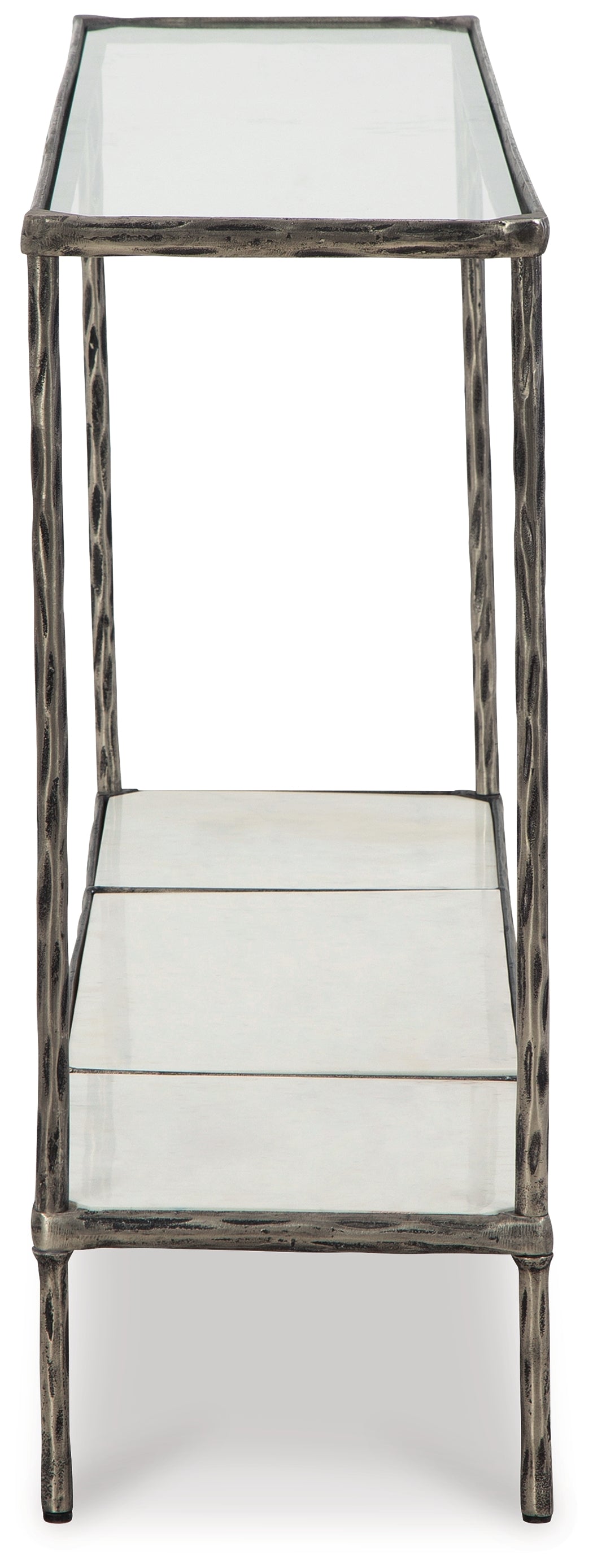 Ryandale Console Sofa Table (Variation Color: Antique Pewter Finish)