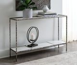 Ryandale Console Sofa Table (Variation Color: Antique Pewter Finish)