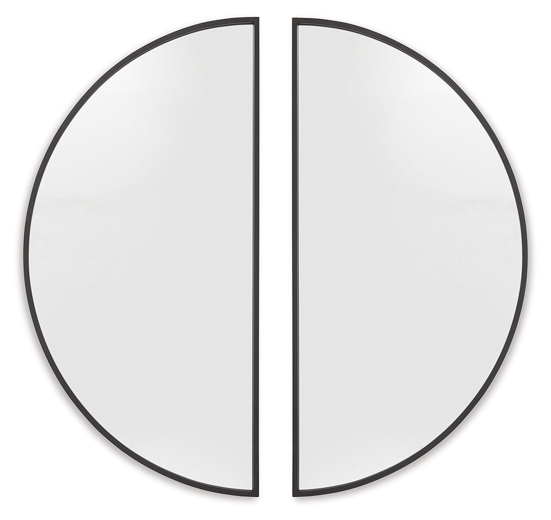 Denlow 2-Piece Wall Mirror (Accent Mirror, Accent Mirror)