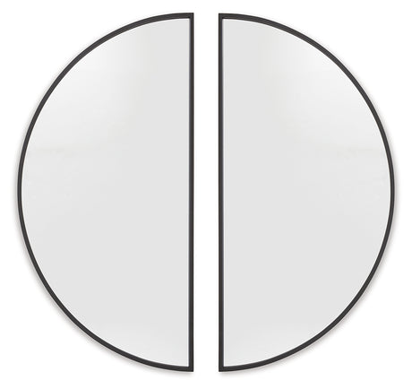 Denlow 2-Piece Wall Mirror (Accent Mirror, Accent Mirror)