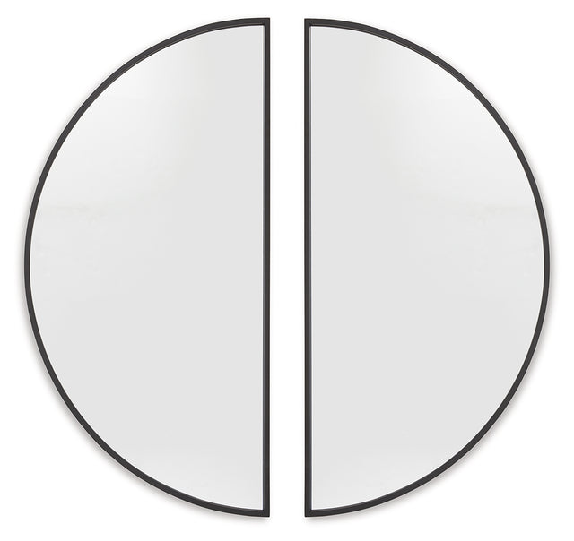 Denlow 2-Piece Wall Mirror (Accent Mirror, Accent Mirror)