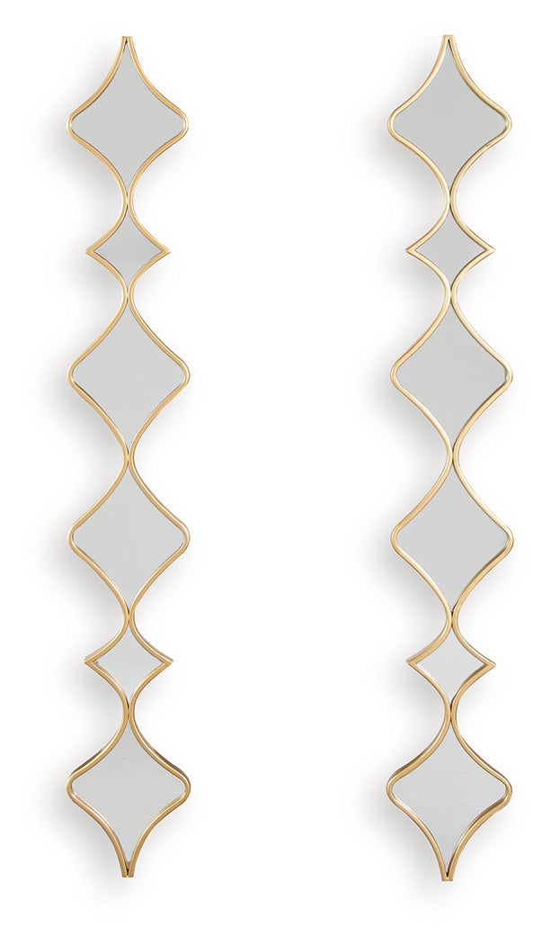 Harriswood Accent Mirror Set (Set of 2)