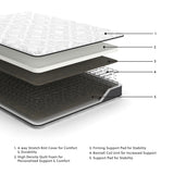 8 Inch Bonnell Hybrid Twin Mattress (Bed Size: California King)