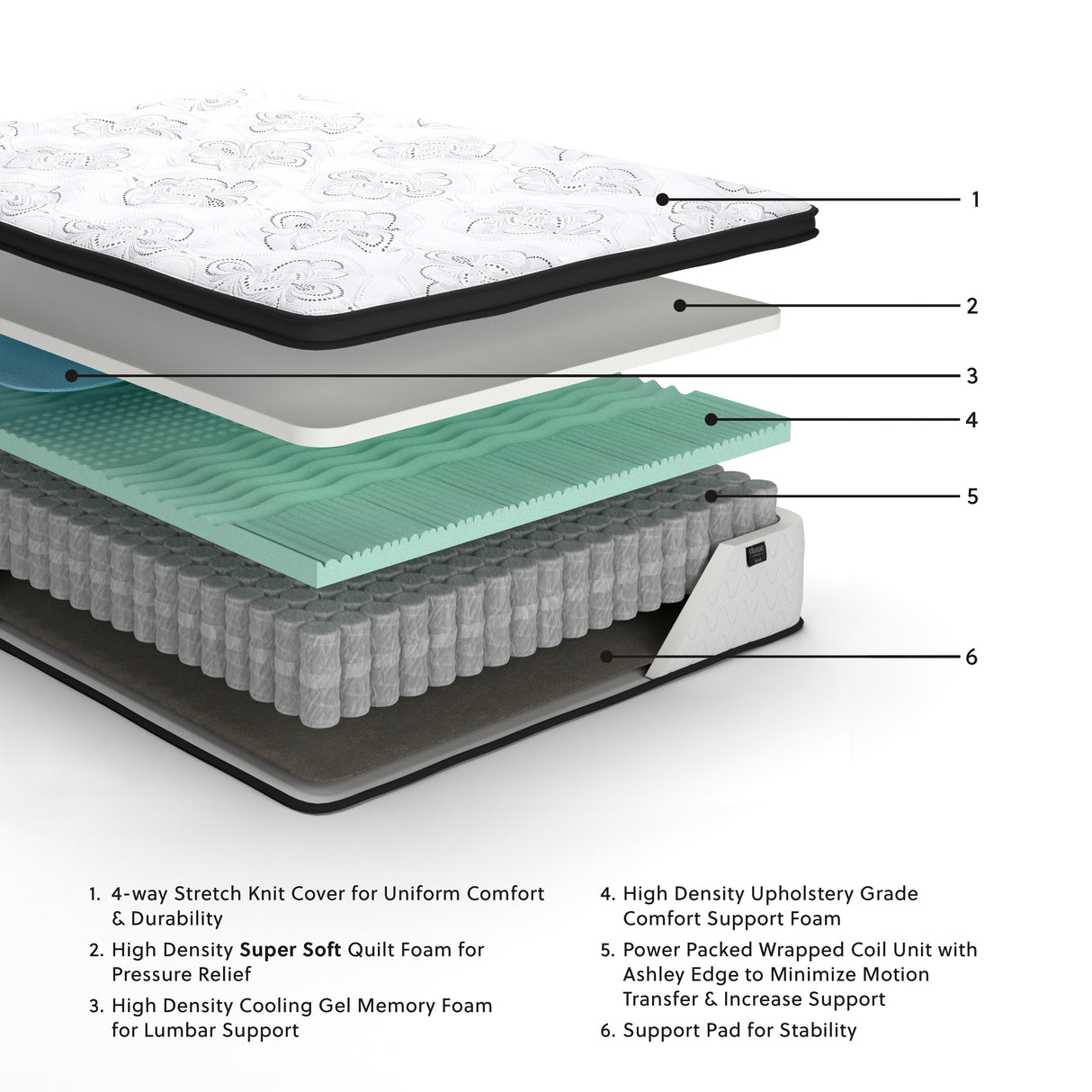 Chime 12 Inch Hybrid Queen Mattress in a Box