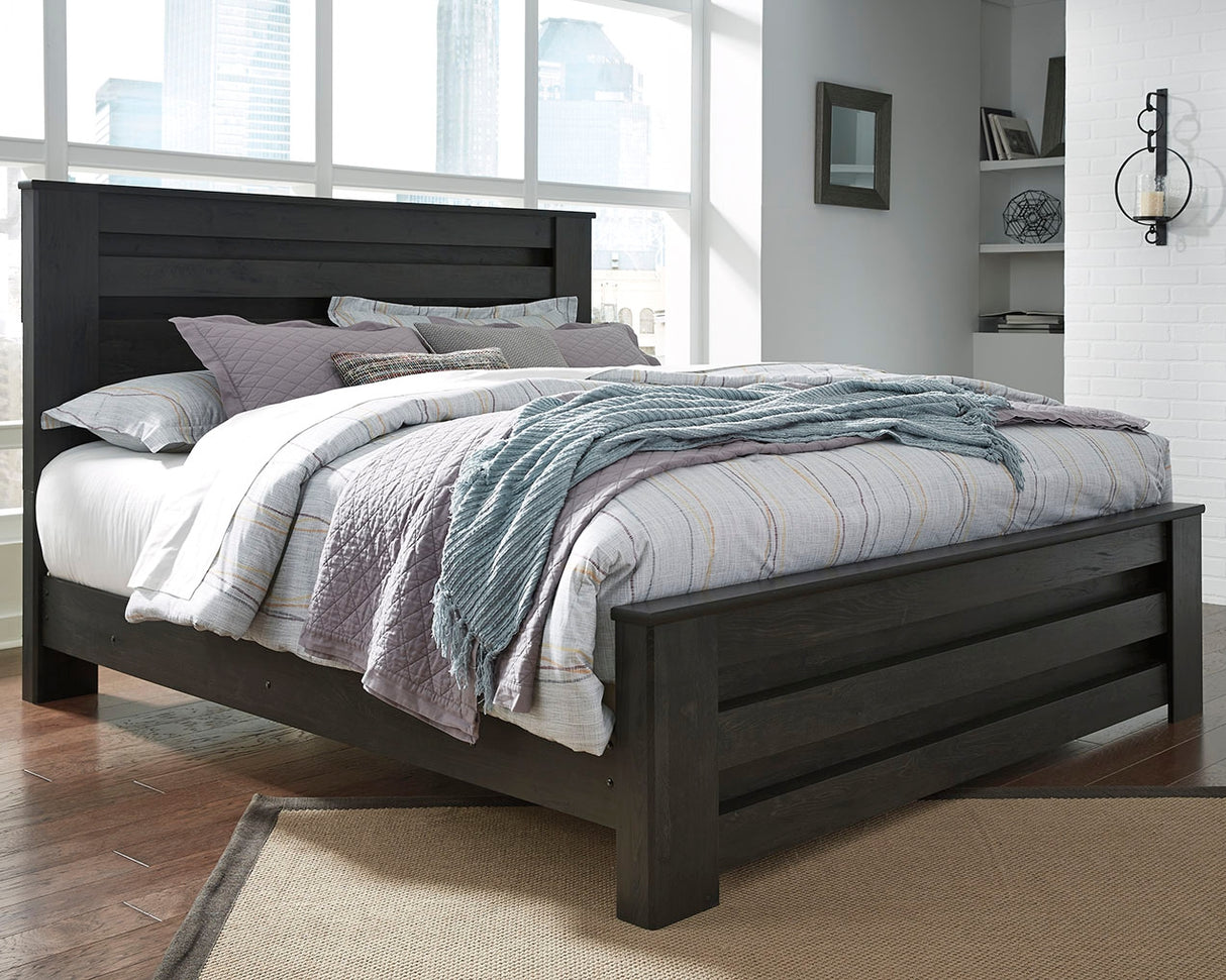 Brinxton Queen Panel Bed (Bed Size: King)