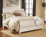 Willowton Queen Sleigh Bed (Bed Size: King)
