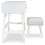 Thadamere Vanity with Stool (Variation Color: White)