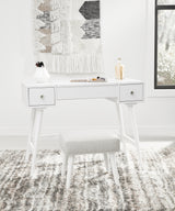 Thadamere Vanity with Stool (Variation Color: White)