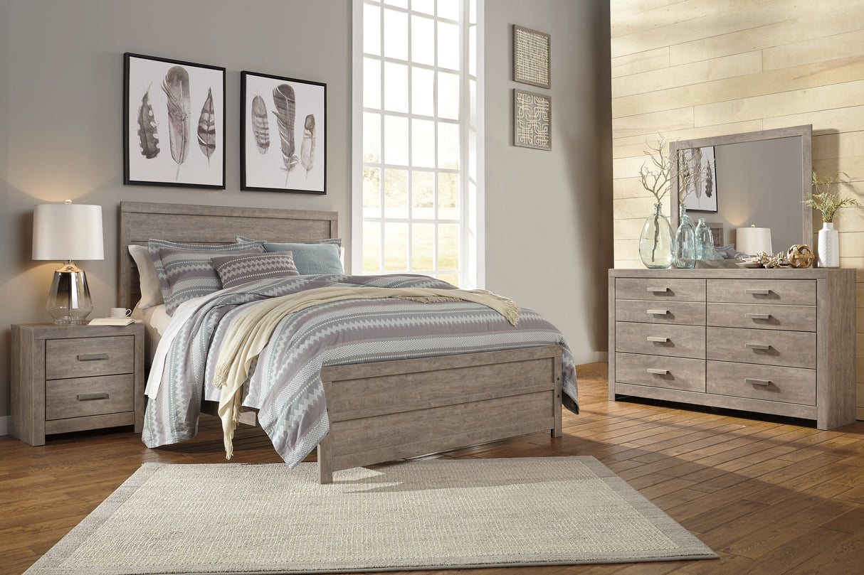 Culverbach Queen Panel Bed, Dresser and Mirror (Bed Size: Queen)