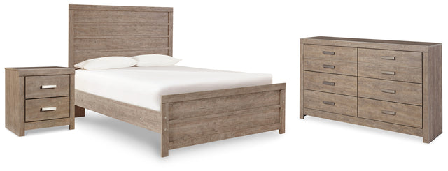 Culverbach Full Panel Bed, Dresser and Nightstand (Bed Size: Full)
