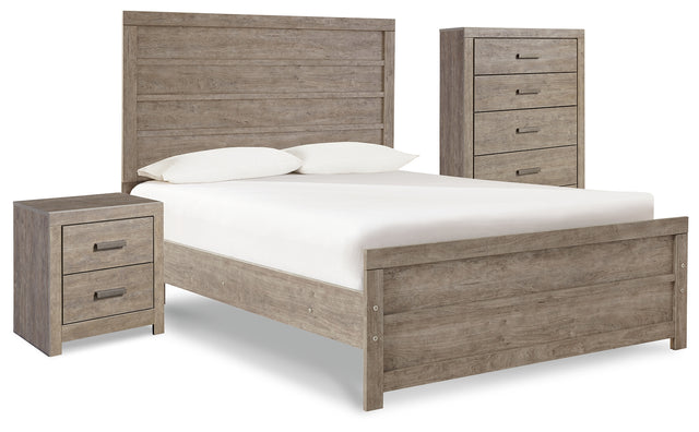 Culverbach Full Panel Bed with Chest of Drawers and Nightstand