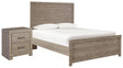 Culverbach 3-Piece Full Panel Bed with Nightstand (Nightstand, Full Panel Headboard/Footboard, Full Panel Rails)