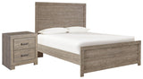 Culverbach 3-Piece Full Panel Bed with Nightstand (Nightstand, Full Panel Headboard/Footboard, Full Panel Rails)
