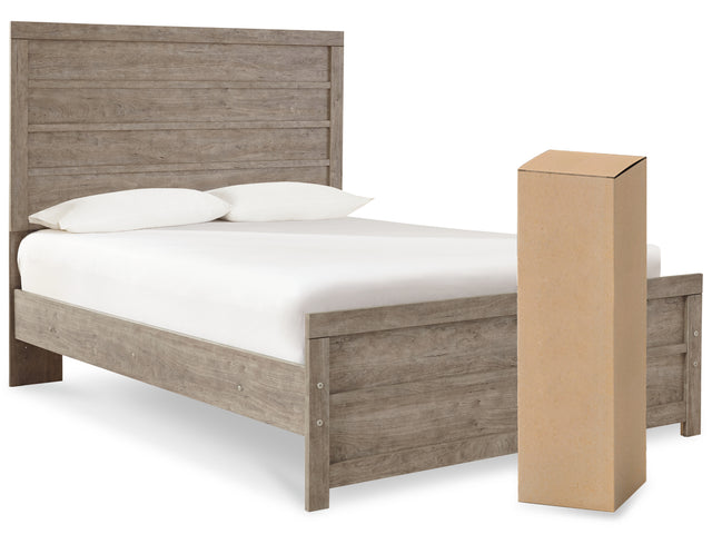 Culverbach 3-Piece Full Panel Bed with Mattress (Chime 8 Inch Memory Foam Full Mattress in a Box, Full Panel Headboard/Footboard, Full Panel Rails)