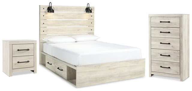 Cambeck Queen Storage Bed, Chest and Nightstand