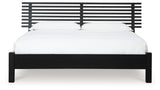 Danziar 7-Piece Queen Panel Bed with Mirrored Dresser and 2 Nightstands (Platform Queen Roll Slats, Queen Panel Footboard with Rails, Queen Slat Headboard, Dresser, Bedroom Mirror, Nightstand, Nightstand)