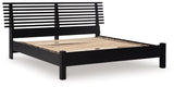 Danziar Queen Slat Panel Bed (Bed Size: King)