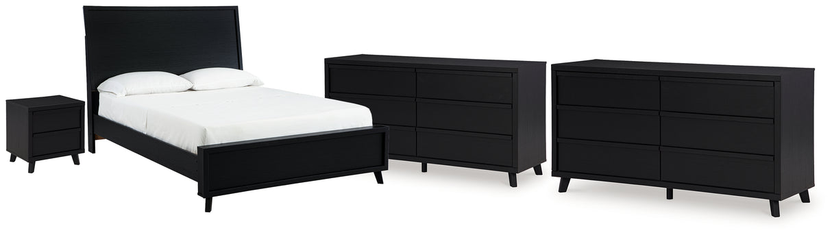 Danziar Queen Panel Bed, 2 Dressers and Nightstand