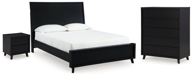 Danziar Queen Panel Bed, Chest and Nightstand