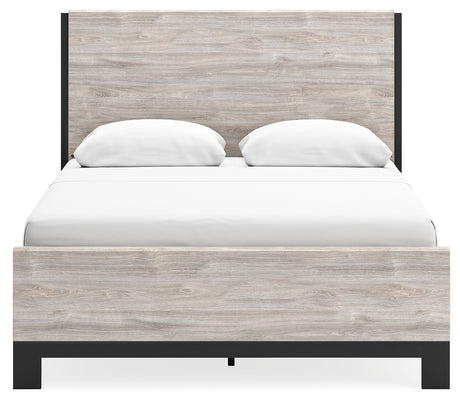 Vessalli Queen Panel Bed and Nightstand