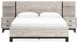 Vessalli Queen Panel Bed with Extensions (Bed Size: King)