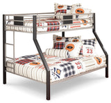 Dinsmore Twin over Full Bunk Bed with Mattresses (Bed Size: Twin Over Full)