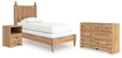 Aleaport 4-Piece Twin Panel Bed with Dresser and Nightstand (Twin Panel Footboard with Rails, Twin Panel Headboard, Dresser, Nightstand)